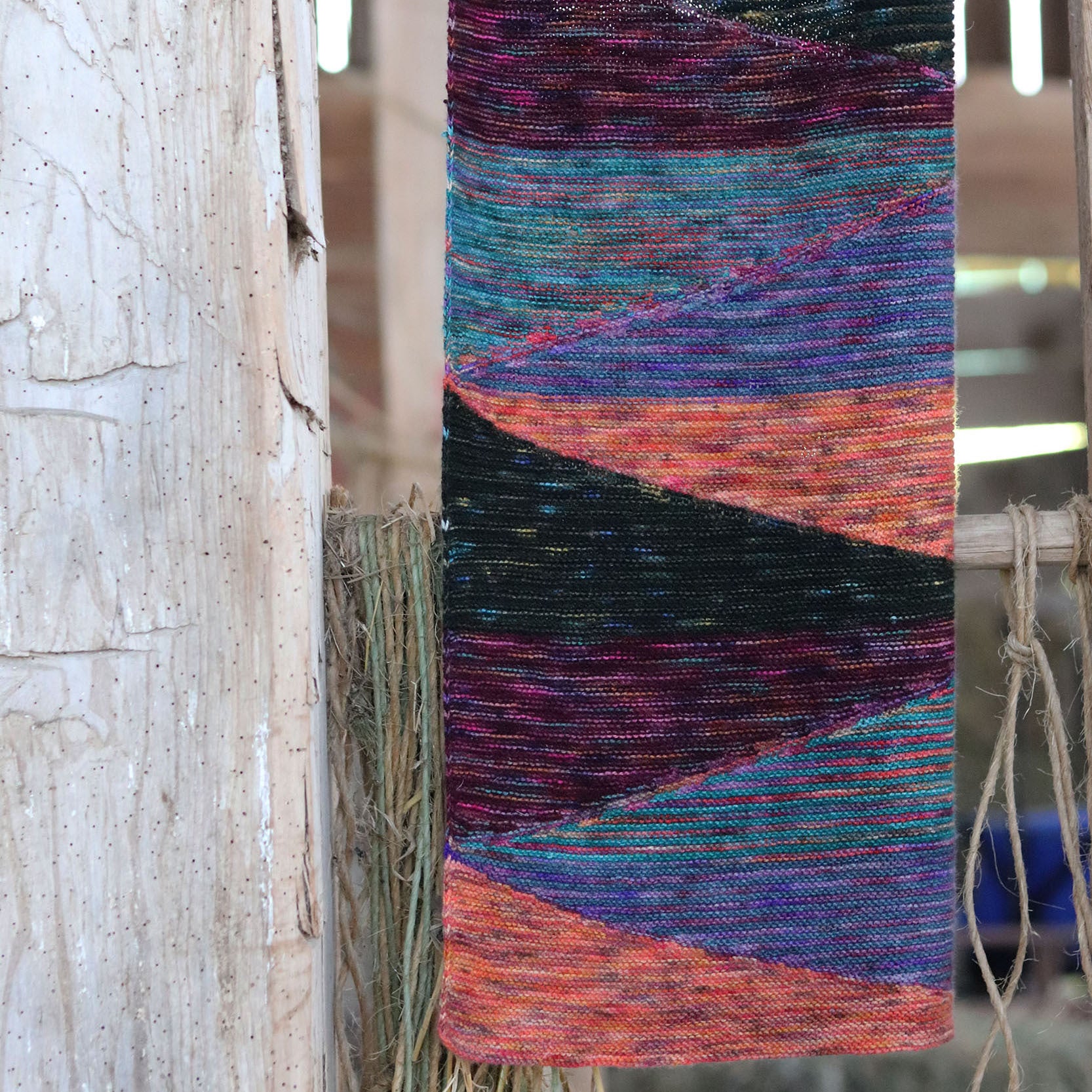 Koigu Tri-Shawl Scarf Knitting Pattern