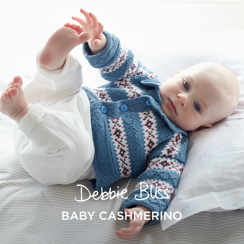 Knitting Cardigan Pattern PDF Download – Debbie Bliss Diamond Fairisle