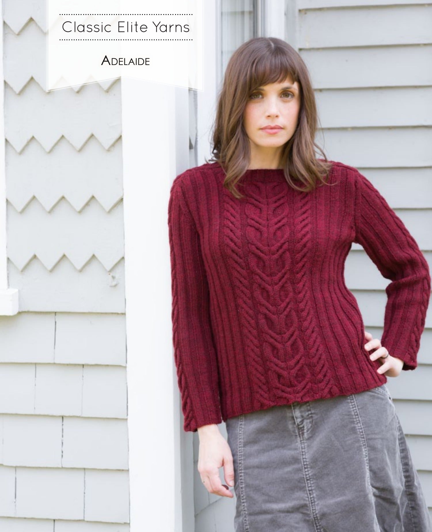 Classic Elite Yarns Adelaide Knitting Pattern