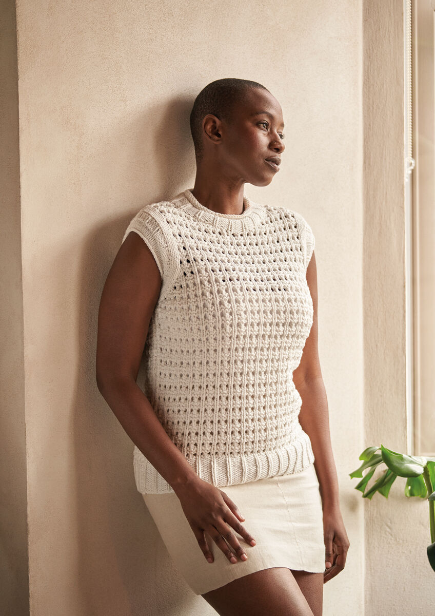 Mayflower Tee Top Knitting Pattern