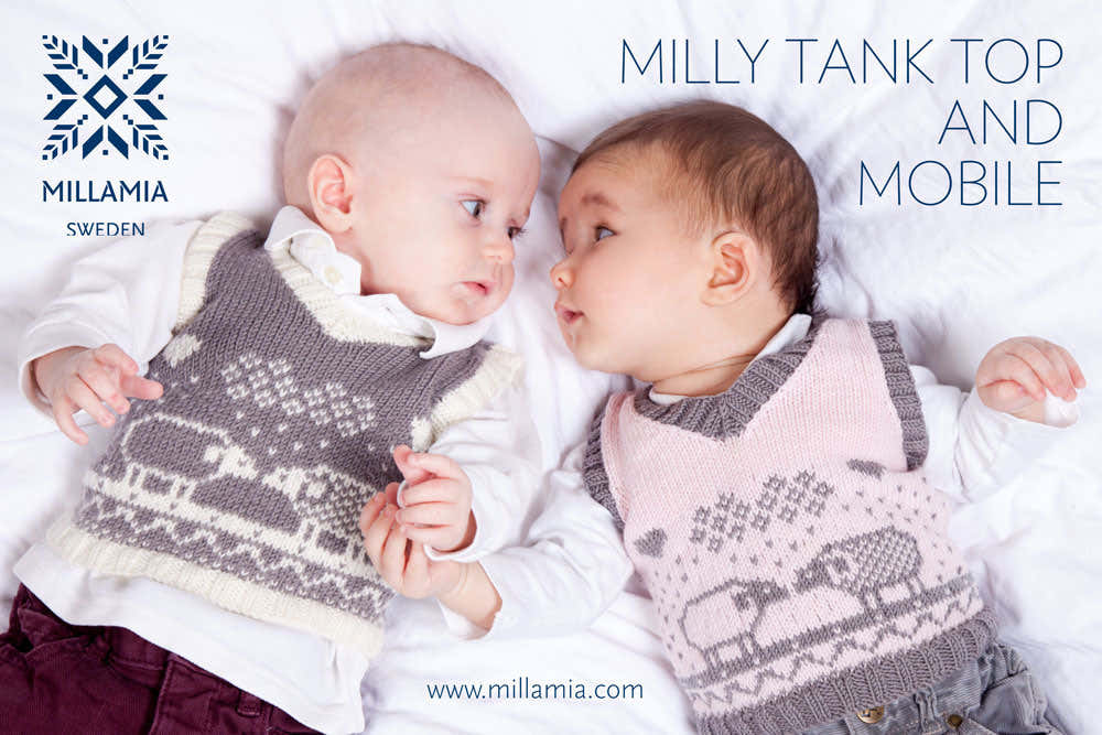 MillaMia Milly Tank Top and Mobile Knitting Pattern