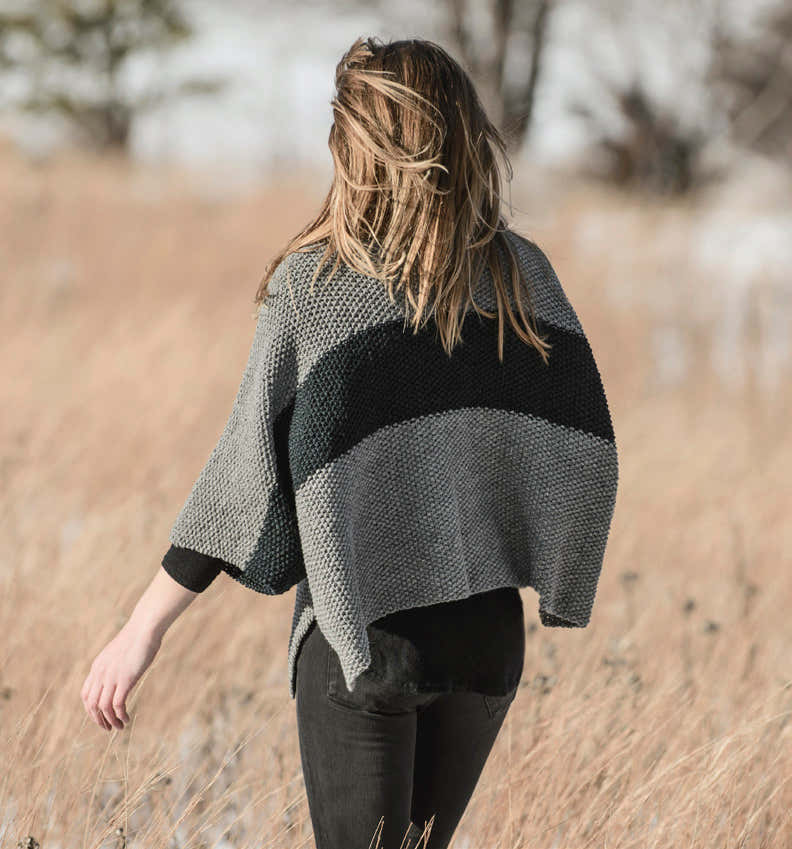 Blue Sky Fibers Janesville Jacket Coat Knitting Pattern