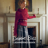 Debbie Bliss Friday Aran Sweater Knitting Pattern