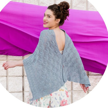 Twist Collective Delphic Grove Wrap Knitting Pattern