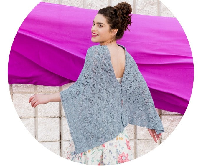 Twist Collective Delphic Grove Wrap Knitting Pattern