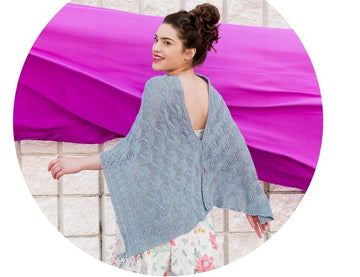 Twist Collective Delphic Grove Wrap Knitting Pattern