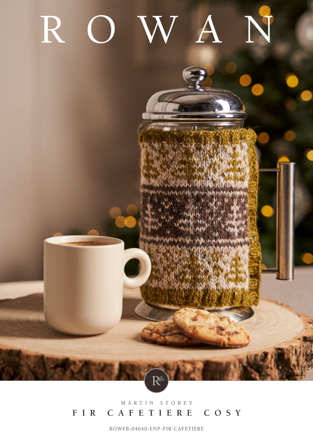 Rowan Fir Cafetiere Cosy Decoration Knitting Pattern