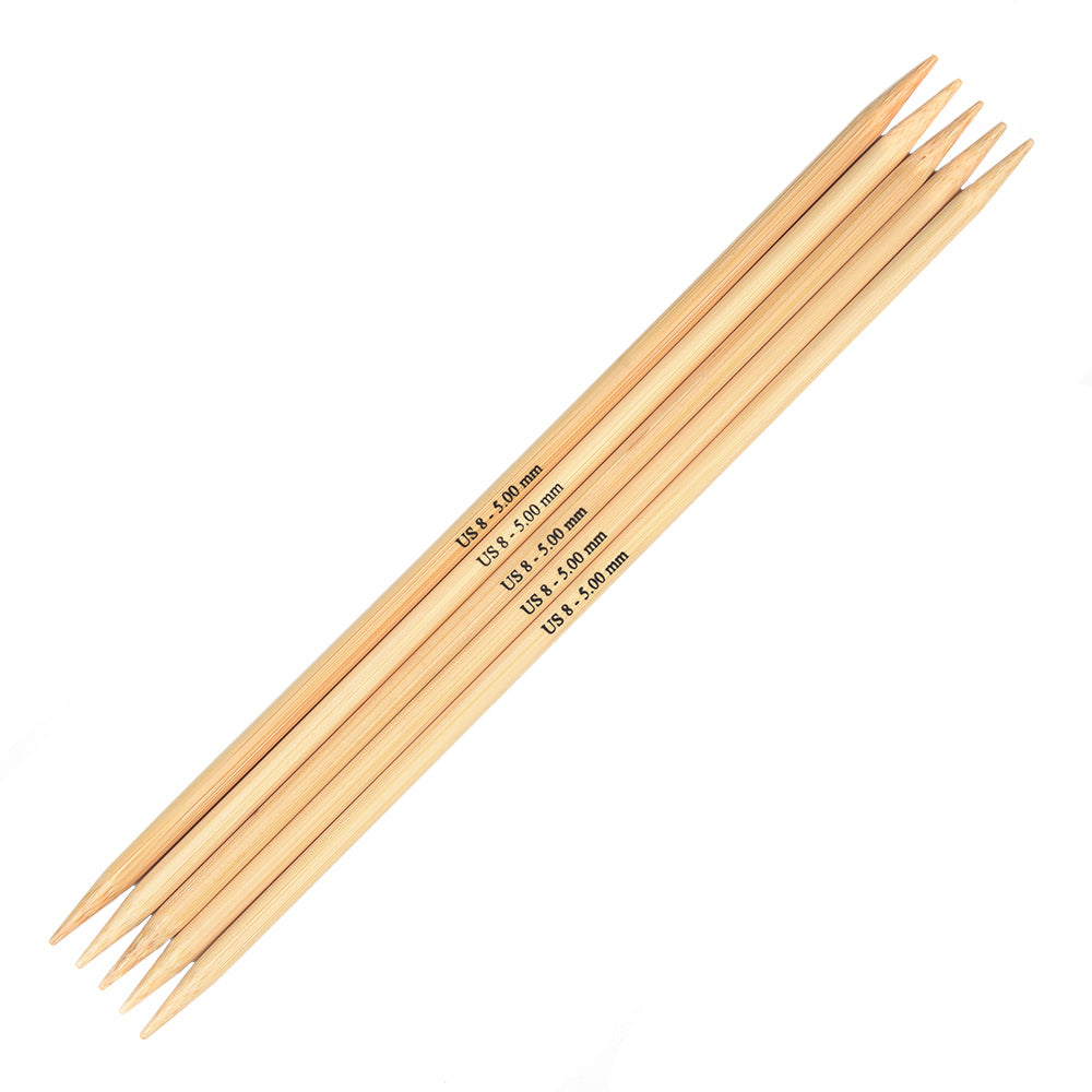 Craftsy 8 Inch Bamboo Double Pointed Needles