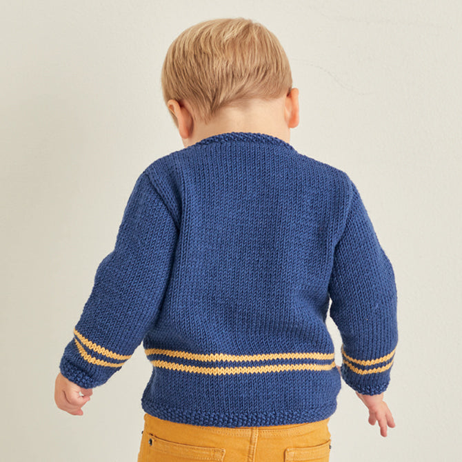 Sirdar Duck Cardigan and Blanket Knitting Pattern