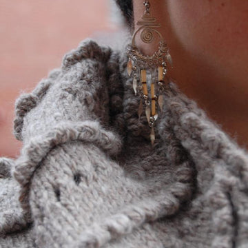 Picot! picot! cowl