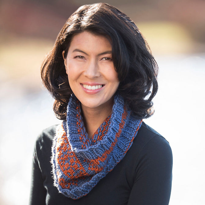 Cascade Yarns Easy Peasy Stranded Cowl Knitting Pattern