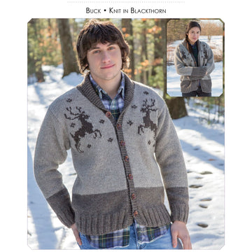 Classic Elite Yarns Buck Cardigan Knitting Pattern