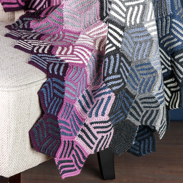 Valley Yarns Dawn to Dusk Blanket Crochet Pattern