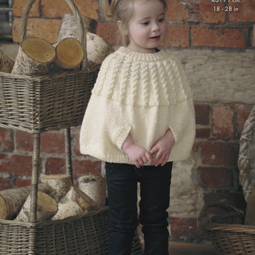 Cape, Scarf, Hat & Mittens in King Cole Fashion Aran 4560 - PDF