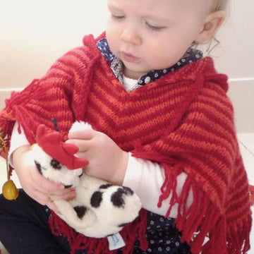 Baby Poncho 'Little Stripe'