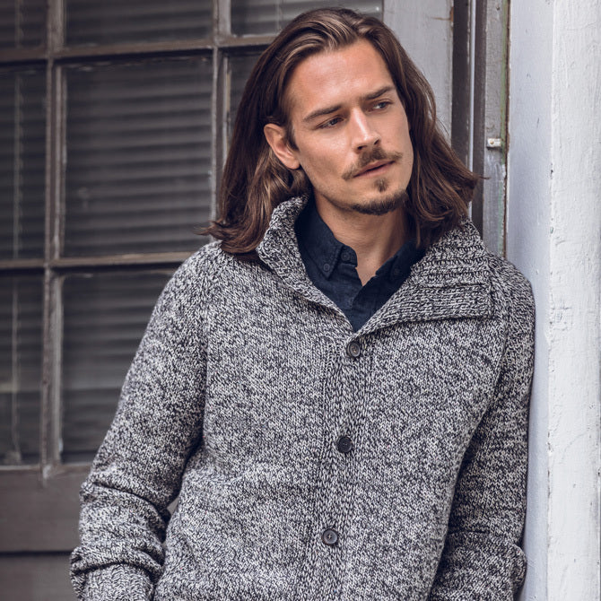 Lana Grossa M Cardigan Knitting Pattern