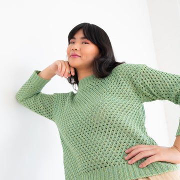 Berroco Lighted Structures Louvre Jumper Knitting Pattern