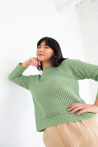 Berroco Lighted Structures Louvre Jumper Knitting Pattern