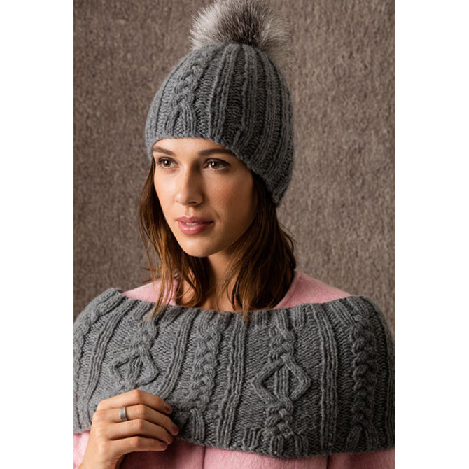 String Sun Valley Hat & Capelet/Cowl Knitting Pattern
