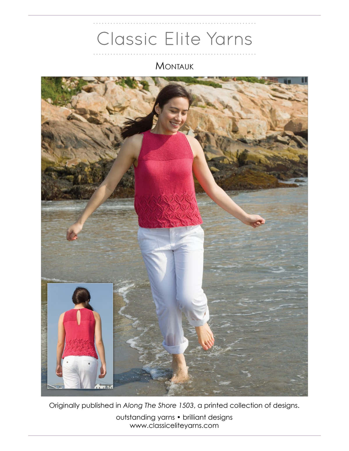 Classic Elite Yarns Montauk Jumper Knitting Pattern
