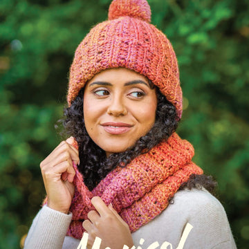 Marisol Crochet Hat & Snood by Cassie Ward in Retreat Twist Chunky