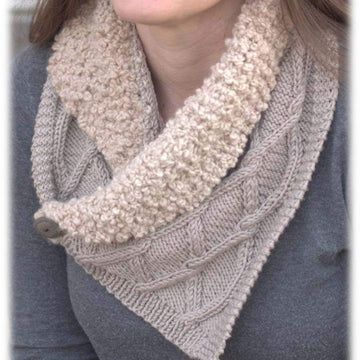 Collared Scarf Knitting Pattern
