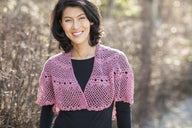 Cascade Yarns FW Rose Petal Lace Shawl Crochet Pattern
