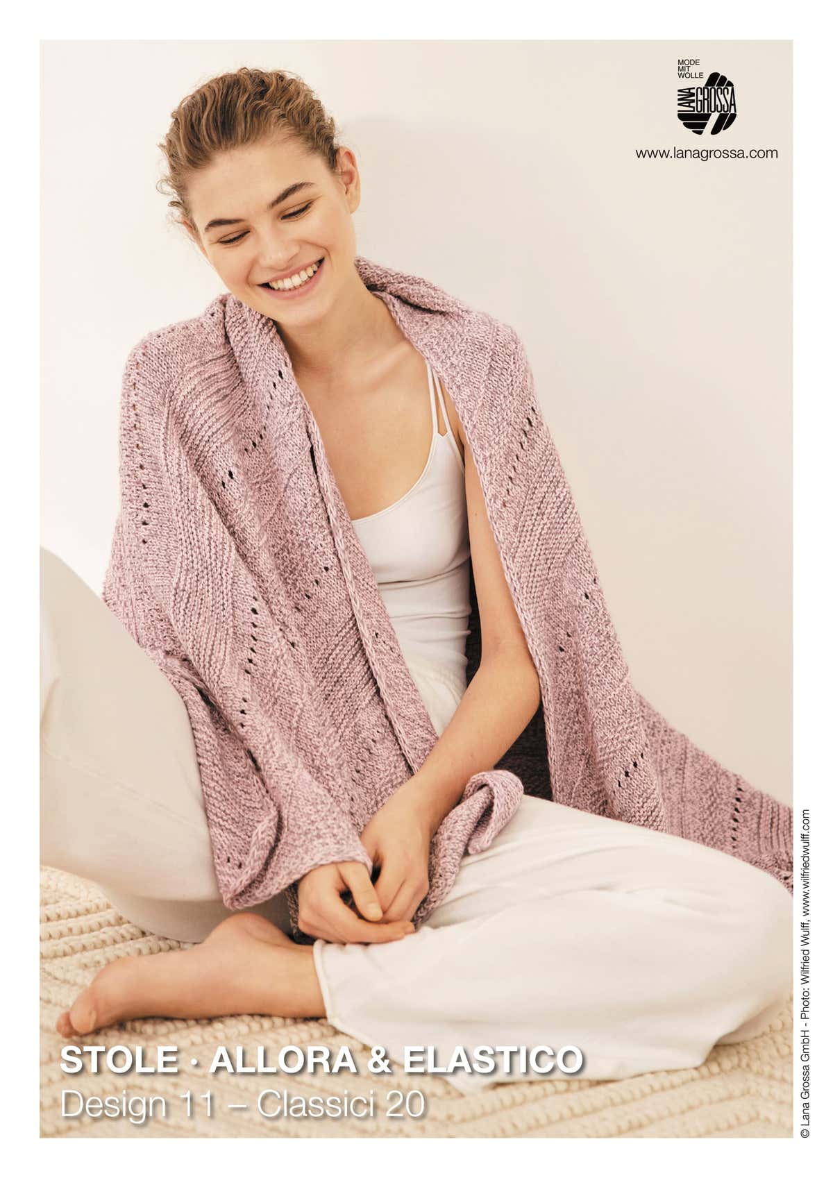 Lana Grossa Stole Wrap Knitting Pattern