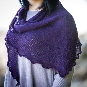 Valley Yarns Poet's Corner Shawl Knitting Pattern