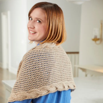 Valley Yarns Woodbridge Scarf/Wrap Knitting Pattern