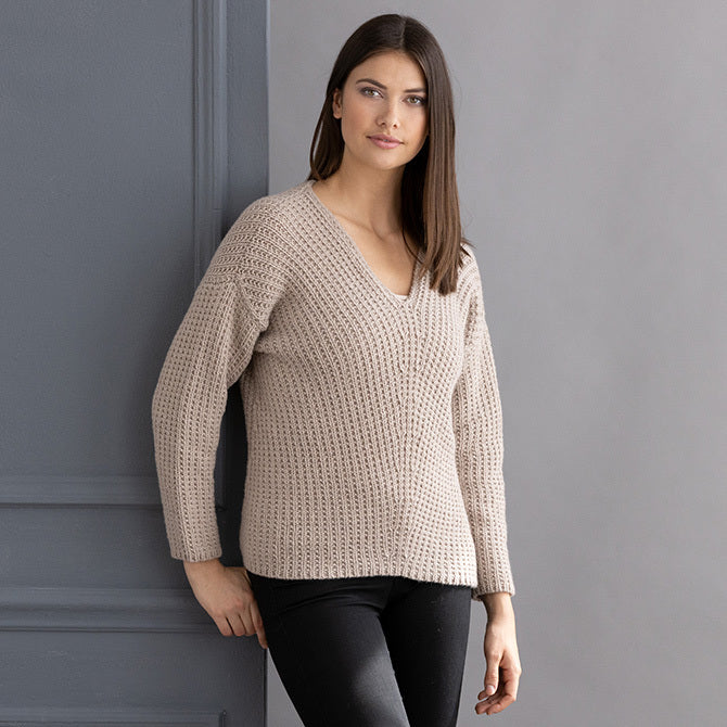 String Angela Pullover Jumper Knitting Pattern