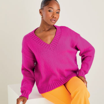 Sirdar V-Neck Sweater Jumper Knitting Pattern