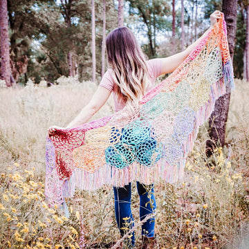 Milkweed Leaf Shawl