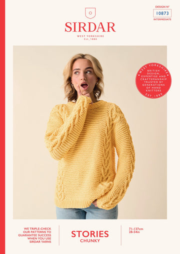 Over It Sweater Jumper Knitting Pattern