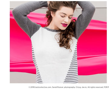 Twist Collective Esplanade Jumper Knitting Pattern