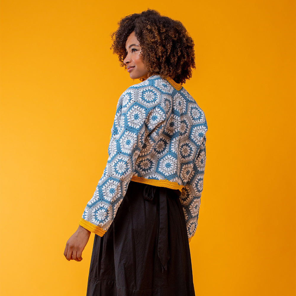 Paintbox Yarns Hex Yeah! Jacket Crochet Pattern