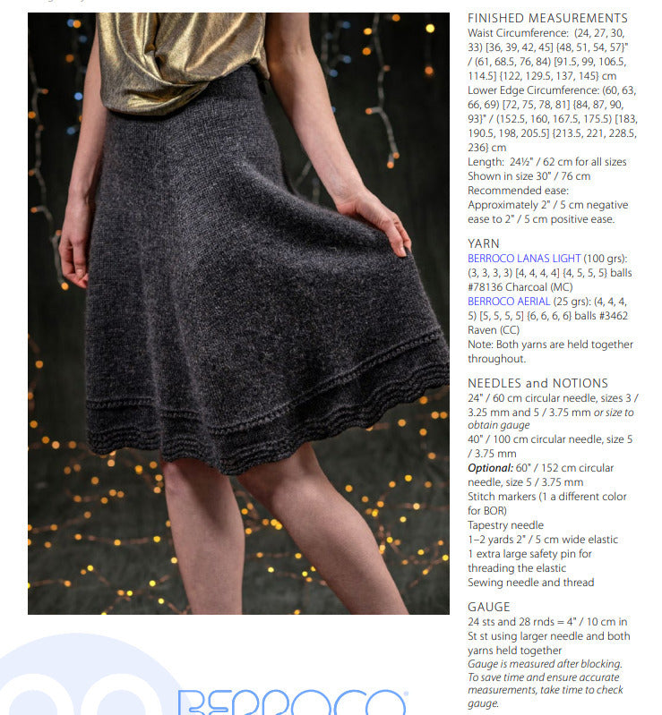 Neoma Skirt Knitting Pattern