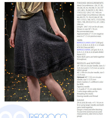 Neoma Skirt Knitting Pattern