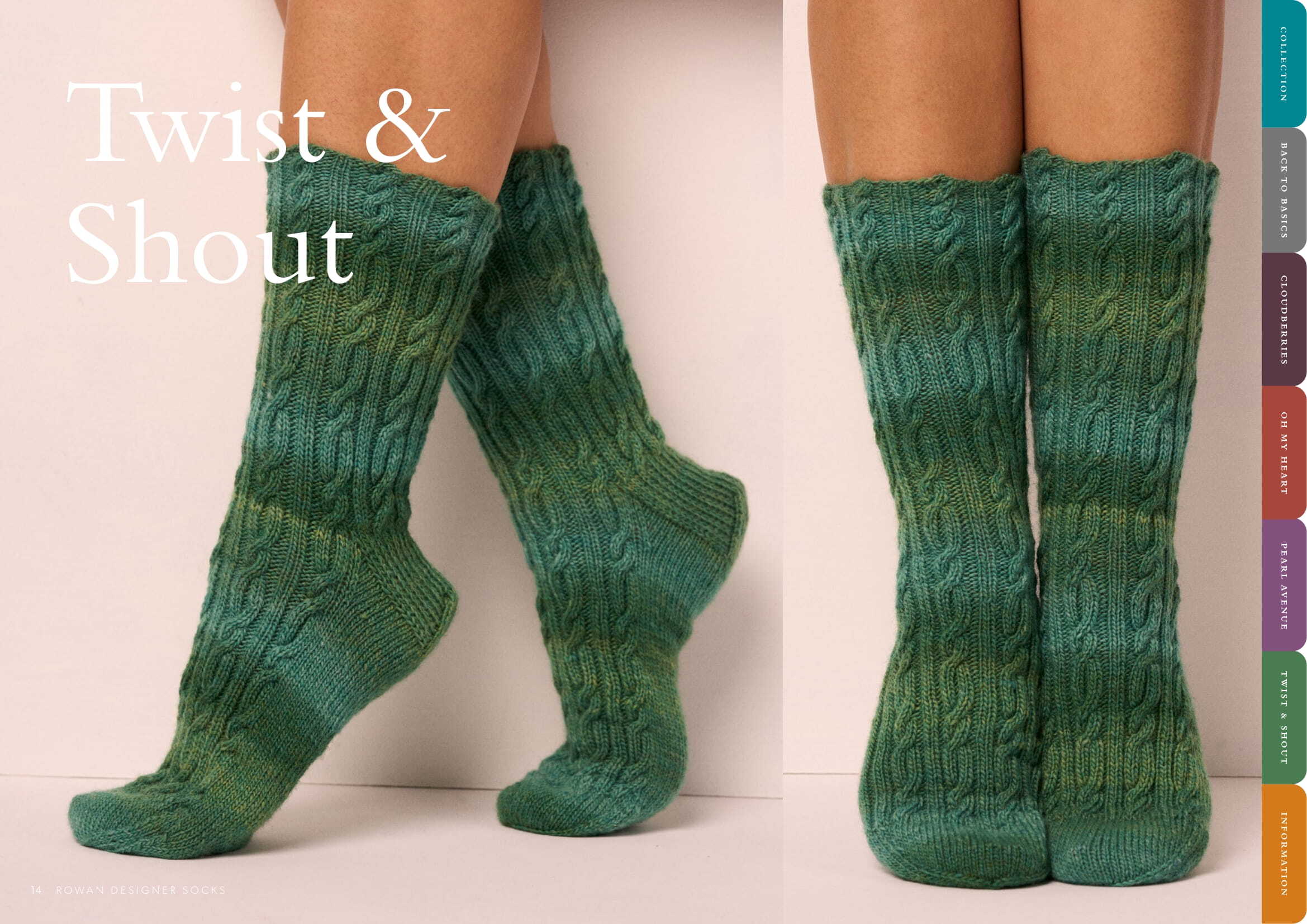 Rowan Designer Socks Knitting Pattern