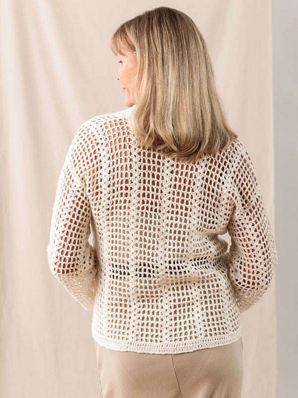 Breton Cardigan Crochet Pattern