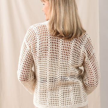 Breton Cardigan Crochet Pattern