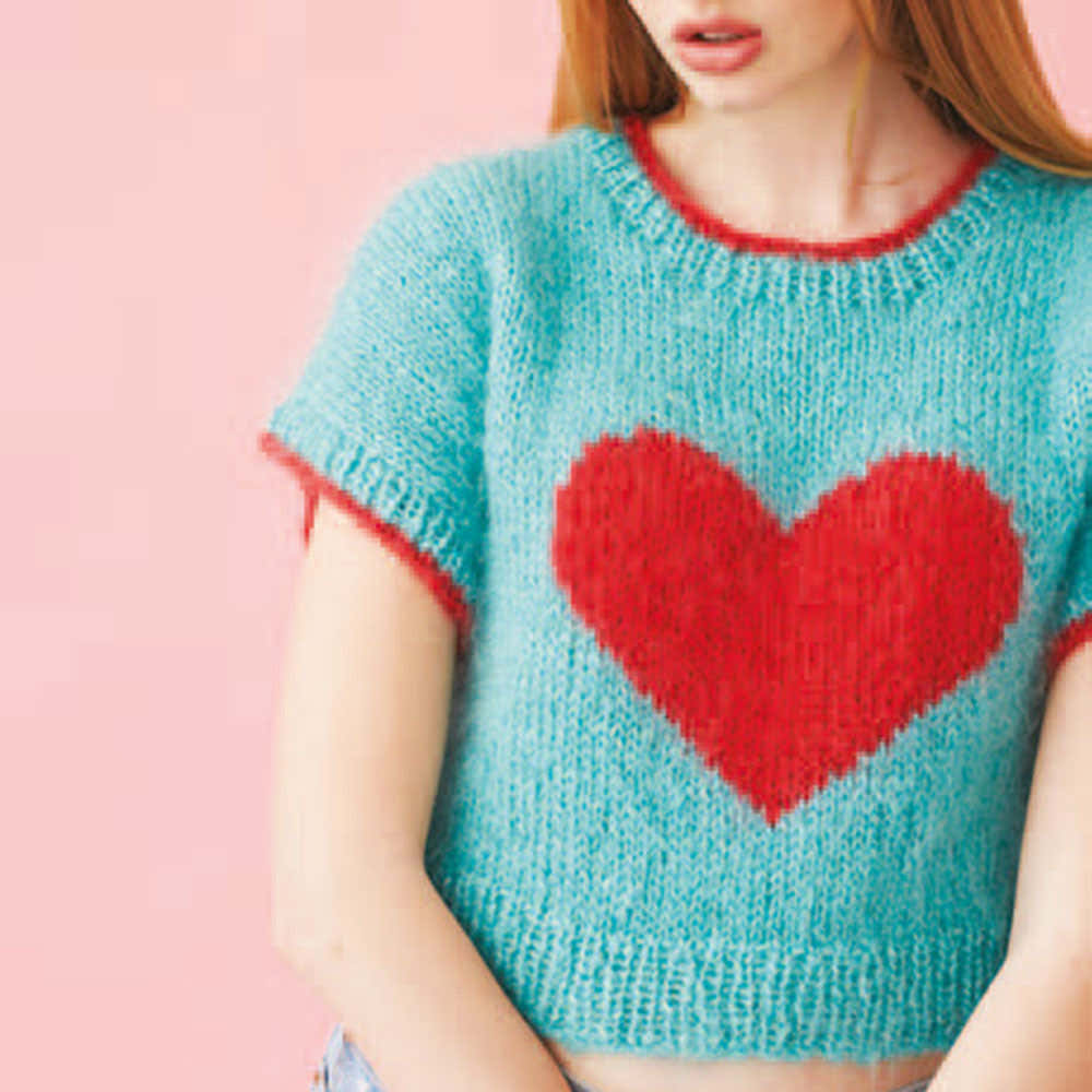 Debbie Bliss Heart Sweater