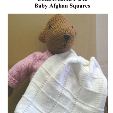 Plymouth Yarn Dreambaby DK Baby Squares Afghan Knitting