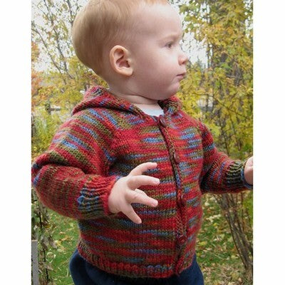 Knitting Pure & Simple 982 Babies Neckdown Cardigan Pattern