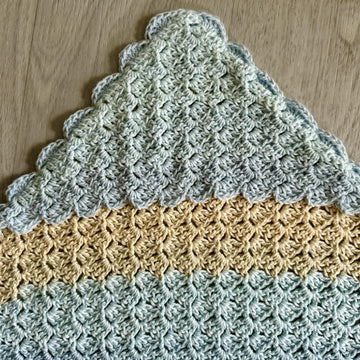 Hooded Corner to Corner Baby Towel