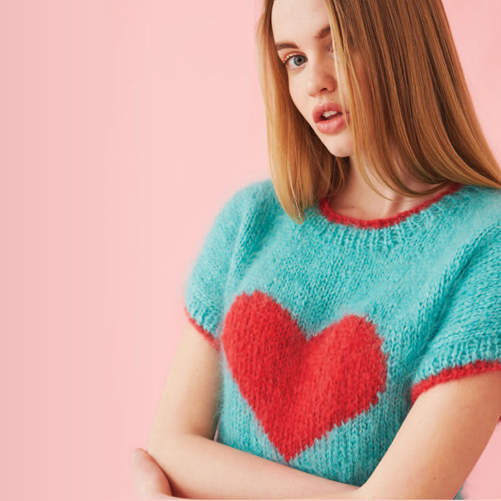 Debbie Bliss Heart Sweater