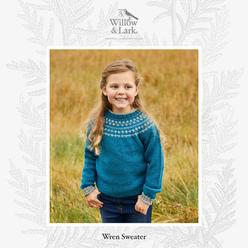 Willow & Lark Wren Child's Sweater Knitting Pattern