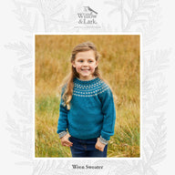 Willow & Lark Wren Child's Sweater Knitting Pattern