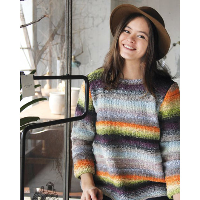 Noro 1521 A-Line Pullover Jumper Knitting Pattern
