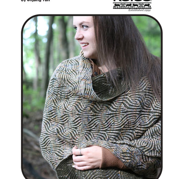 Koigu Decalcomania Shawl Wrap Knitting Pattern